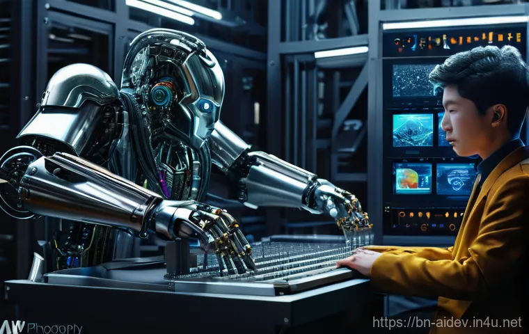 AI 기계학습 이론 - Here are three detailed image generation prompts in English, adhering to all the specified safety gu...