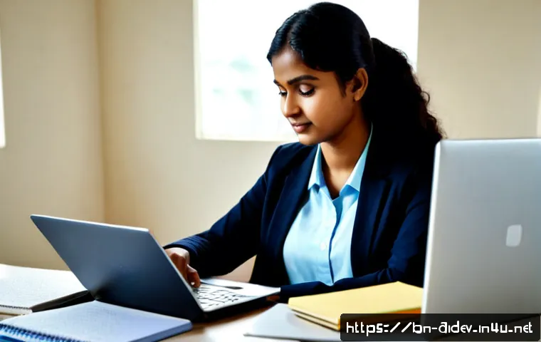 Home 17 AI 개발자의 경력 개발 전략 - Photorealistic career development scene for an AI software developer in Bangladesh, a focused young ...